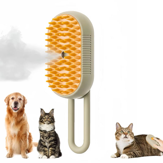 3 in 1 Pet Brush Cat Steam Brush Comb Dog Brush Electric Spray Cat Hair Brushes Massage Pet Grooming Hair Removal Combs